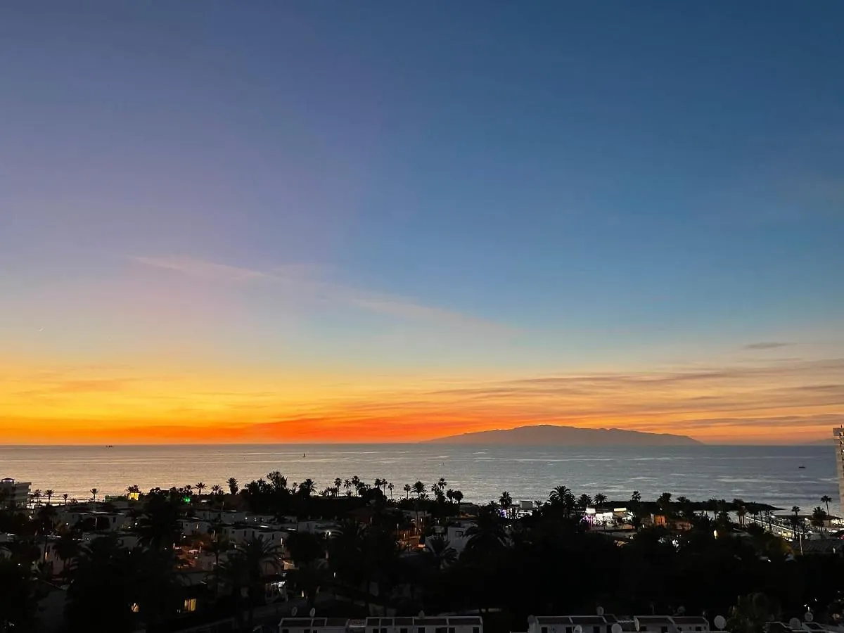 Cozy Ocean And La Gomera View Appartment Playa de las Americas  Apartment